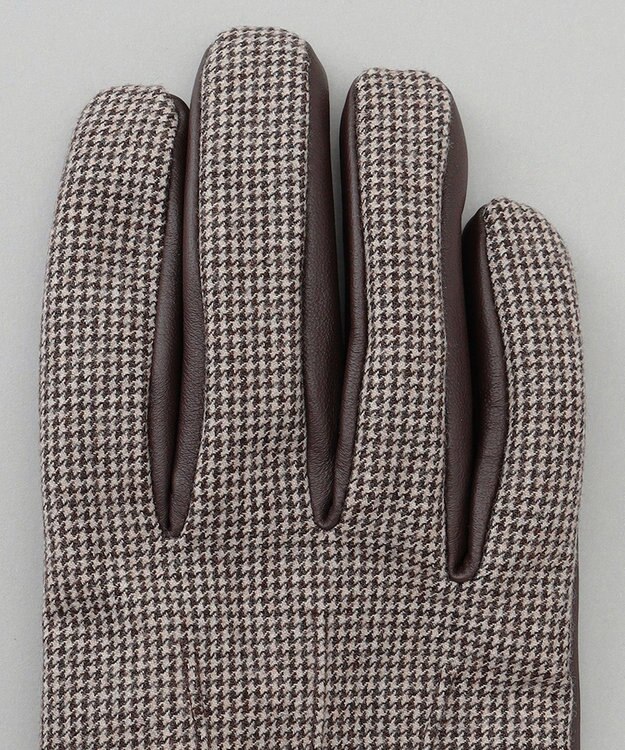 GOTAIRIKU 【スマホ対応】DRAGO/ドラゴ ウールレザーコンビ グローブ ベージュ系8