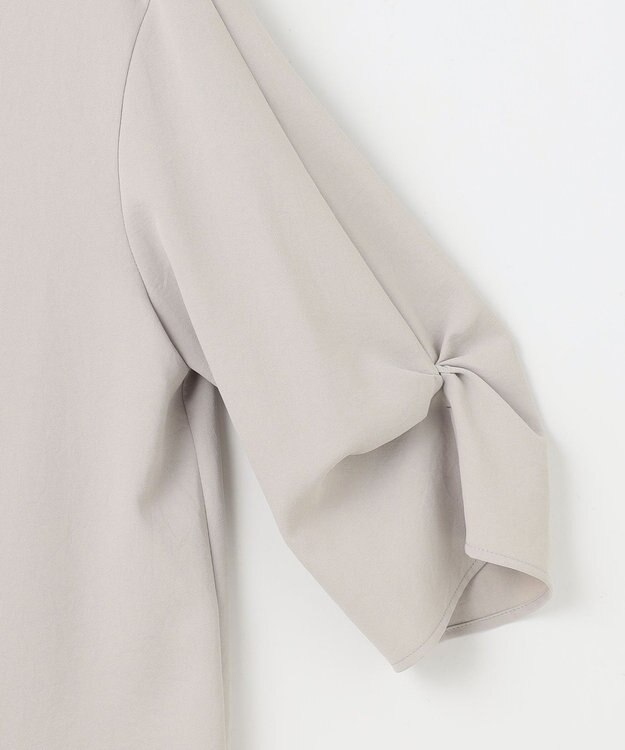 J.PRESS LADIES 【洗える・吸水速乾・接触冷感・セットアップ対応】Light ジョーゼット ブラウス ベージュ系