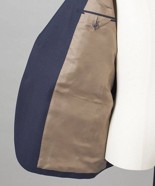 GOTAIRIKU ロングシーズン着用可【横伸度15％/ストレッチ性抜群】タスマニア120ｓスーパーストレッチ スーツ（ネイビー） ネイビー系8