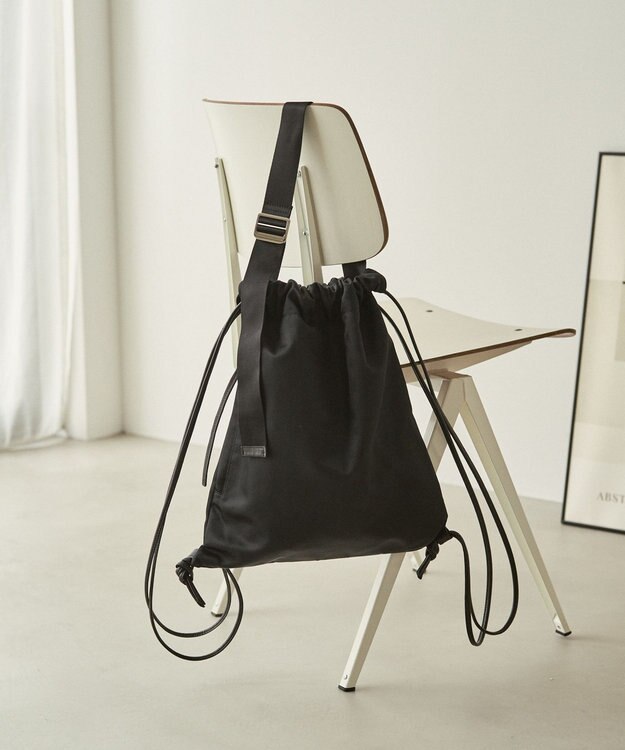 WEB限定アイテム】ショルダーハンドル付きナイロンナップザック