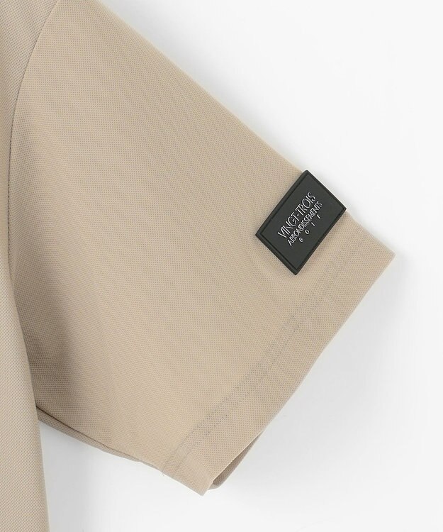 23区GOLF 【MEN】機能に優れた新素材「AIR TOOL」ポケットポロシャツ ベージュ系