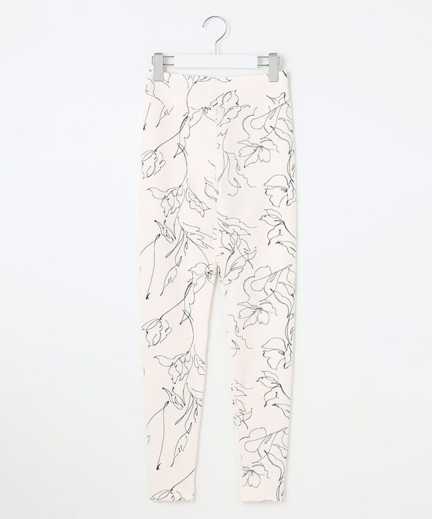 ONWARD CROSSET SELECT 【SEESET】ラインフラワーレギンス WHITE