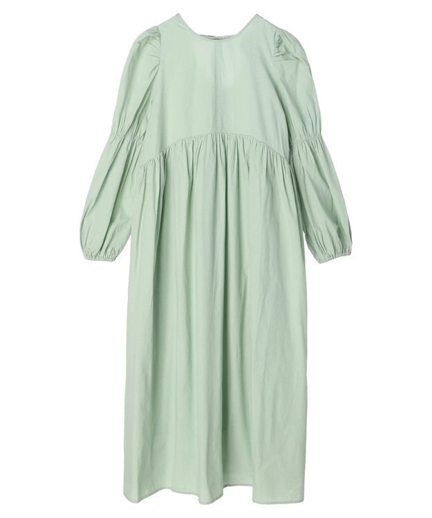Green Parks ・Ｐｅｔｉｔ　Ｆｌｅｕｒウ゛ィラーゴスリーブワンピース Mint Green
