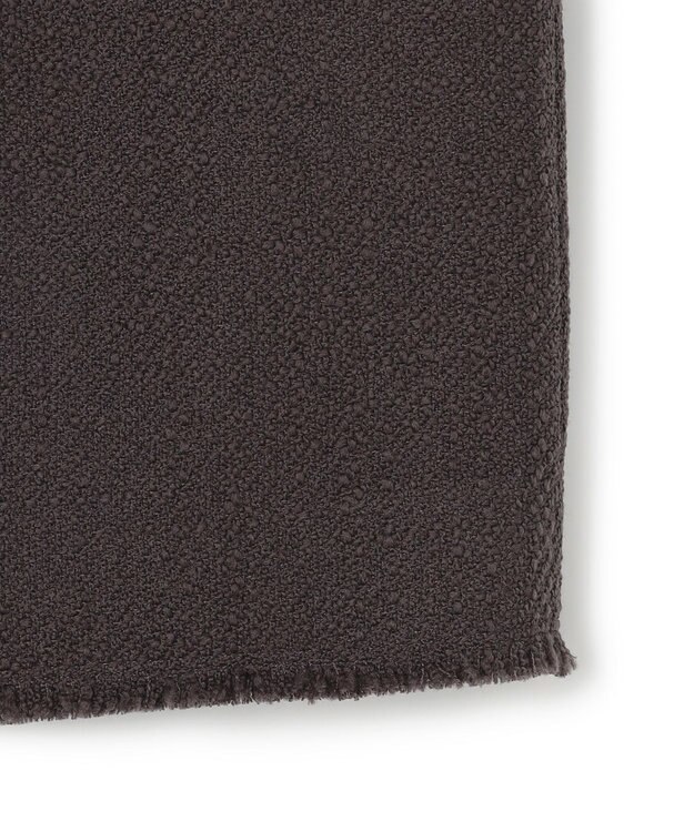 BEIGE， MULLIN / ウールツイードフロントベントスカート Warm Gray