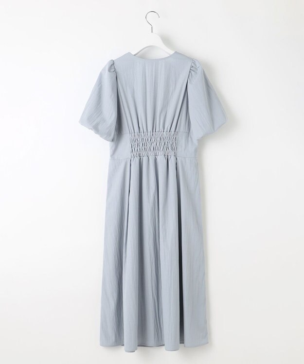 Feroux バルーンスリーブ ワンピース スカイブルー系