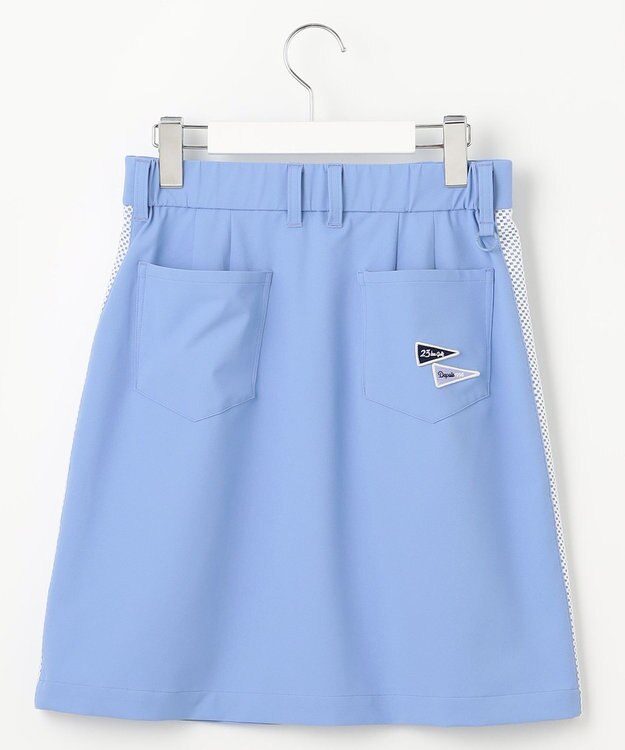 23区GOLF 【WOMEN】【ストレッチ】バックドビー×メッシュロゴスカート サックスブルー系