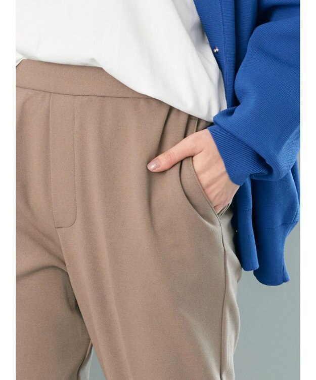 AMERICAN HOLIC 美・美・美ポンチジョーゼットフレアパンツ Gray Beige