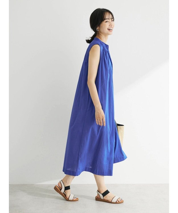 Green Parks Ｉ　ノースリーブワンピース Blue