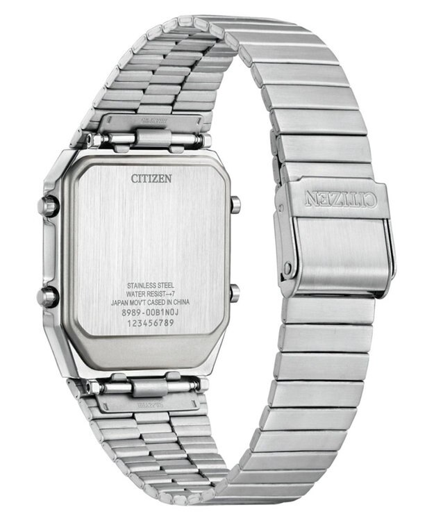 CITIZEN 【レトロなアナデジ限定モデル】Metallic ANA-DIGI TEMP（メタリック アナデジテンプ）JG2101-51H シルバー