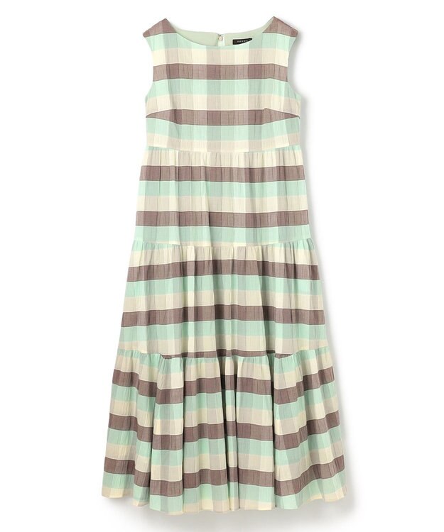TOCCA 【美人百花掲載】【洗える・消臭】OPTICAL CUBE DRESS ドレス グリーン系5