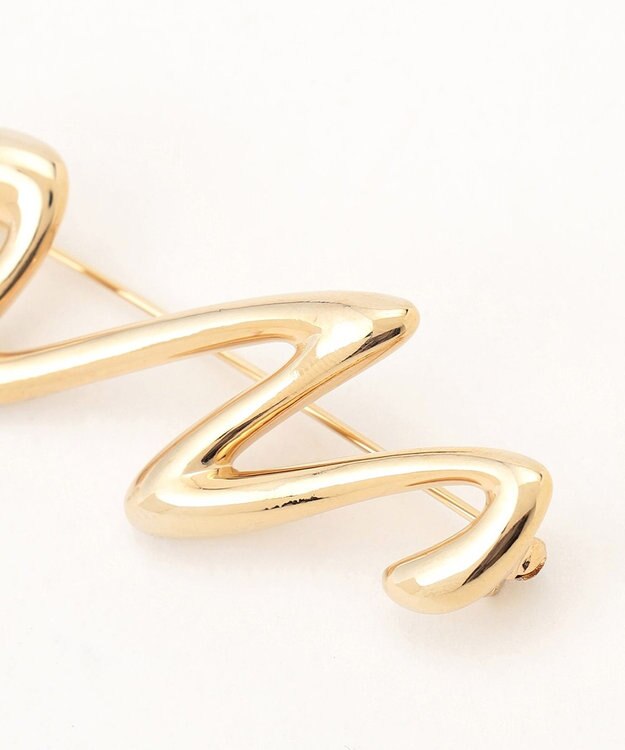 23区 Vモチーフ ブローチ ゴールド系