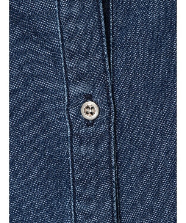 AMERICAN HOLIC デニムブザムバックボタンチュニック Indigo