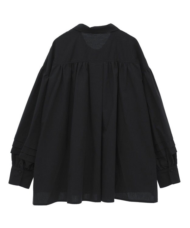 CRAFT STANDARD BOUTIQUE イージーケアタックスリーブシャツチュニック Black