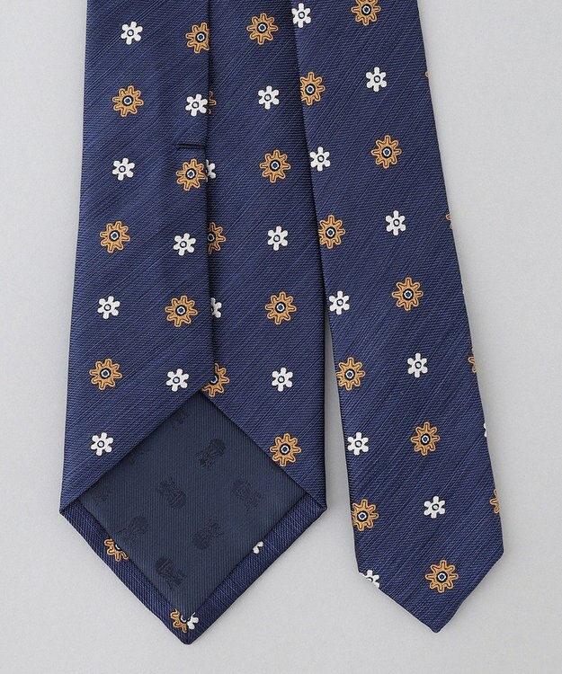 GOTAIRIKU 【日本製】西陣ネクタイ_小紋柄 ネイビー系4