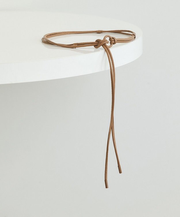 earth music&ecology ロープリングベルト Camel