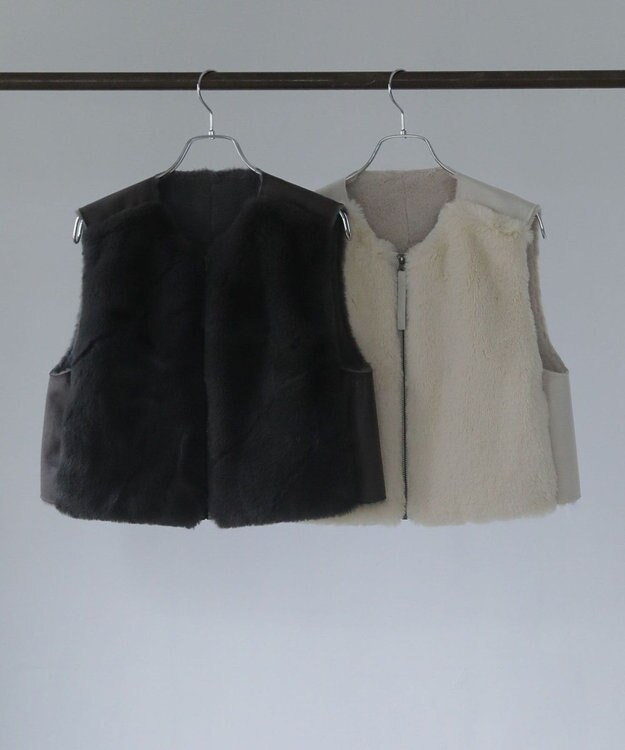 Green Parks ■ＥＳＣＡＲ　フラッフィーベスト Ivory