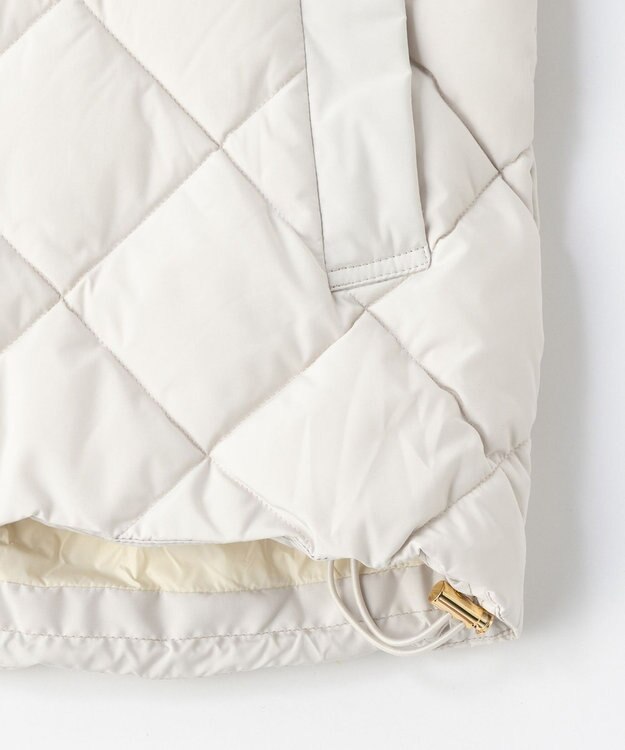 UNFILO 【TAION×UNFILO】キルティングダウン ショート丈ブルゾン アイボリー