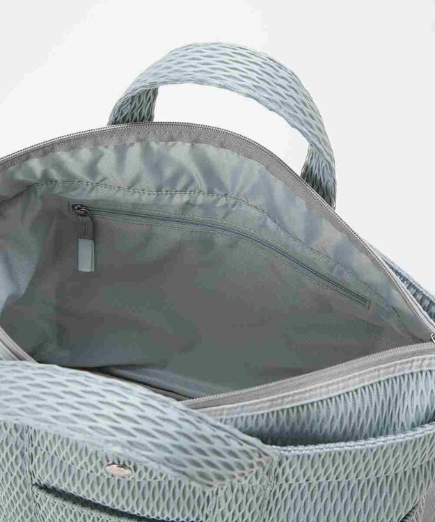 TOPKAPI 【Breath TOPKAPI】ポリメッシュ ショルダー付き A4 トートバッグ ライトグレー