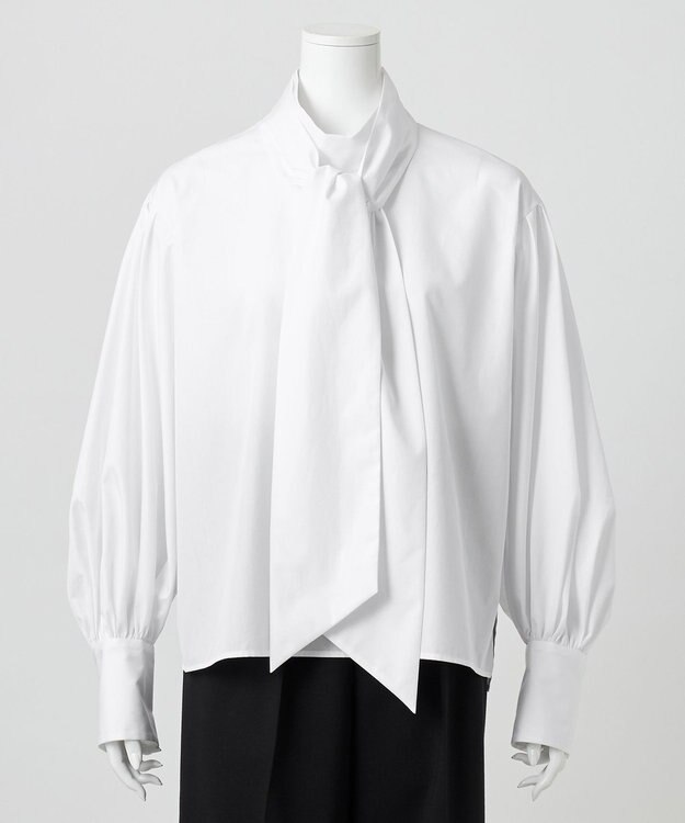 23区 S 【エステータ】THOMAS MASON ボウタイ ブラウス ホワイト系