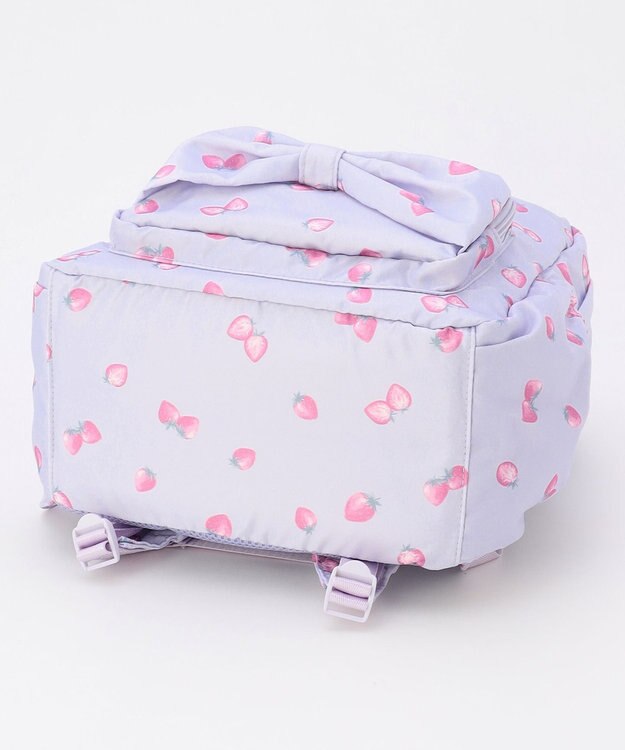 ANY KIDS 【Strawberry Collection】【10L容量】いちご総柄リュック ラベンダー