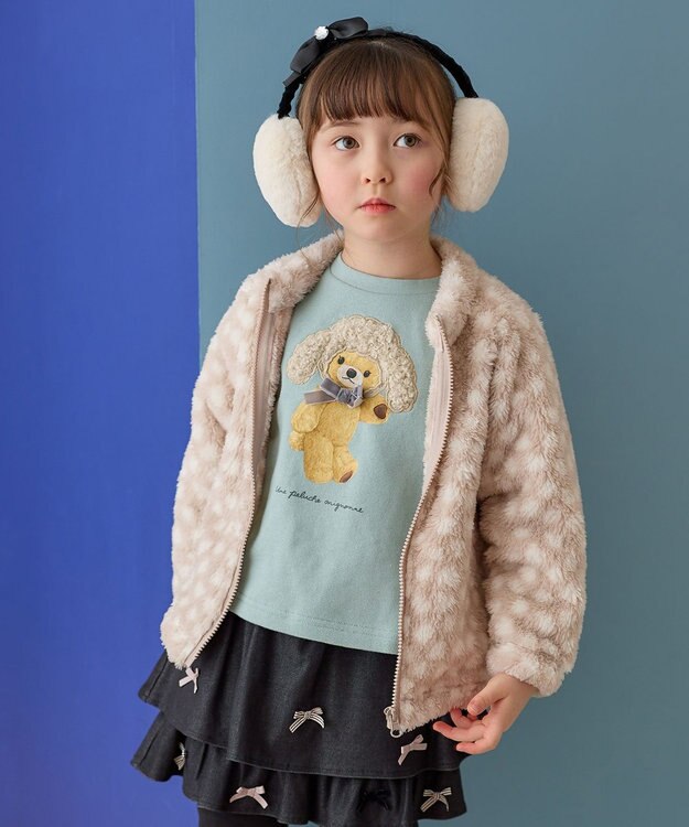 ANY KIDS ガーリー モッズ コート カーキ