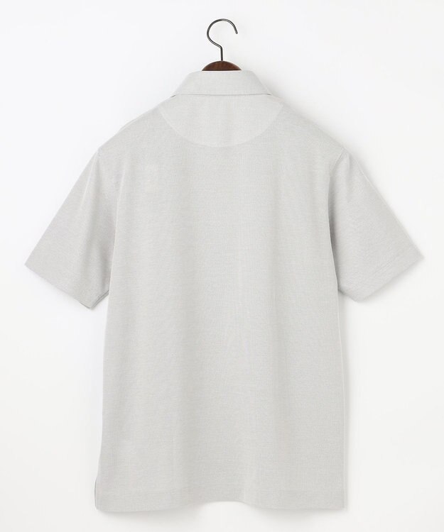 JOSEPH ABBOUD 【日本素材・オーガニックコットン使用】オーガニックコットンクールビズ ポロ ライトグレー系