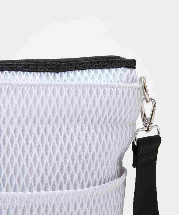 TOPKAPI 【Breath TOPKAPI】ポリメッシュ ショルダー付き A4 トートバッグ ホワイト