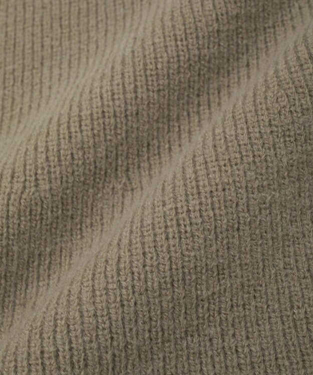 earth music&ecology ウエストリブフレアニットミニワンピース Mocha