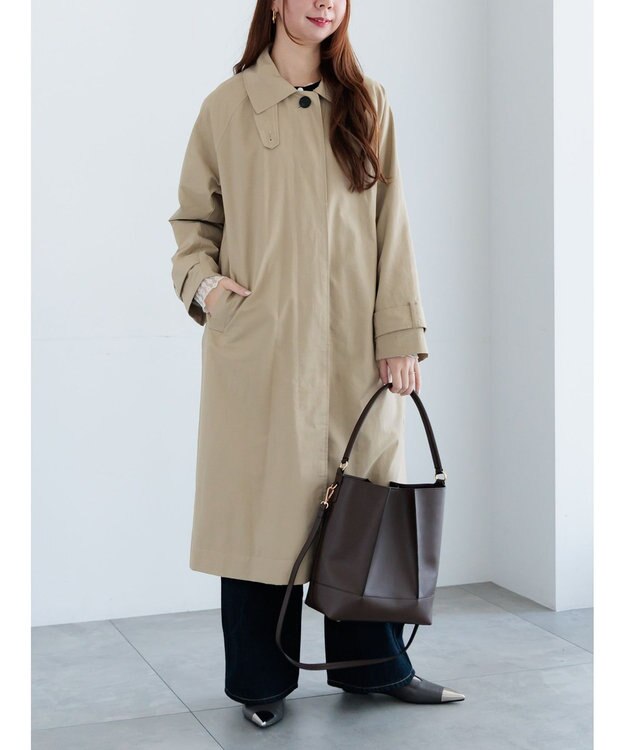 Te chichi ステンカラーコート ベージュ