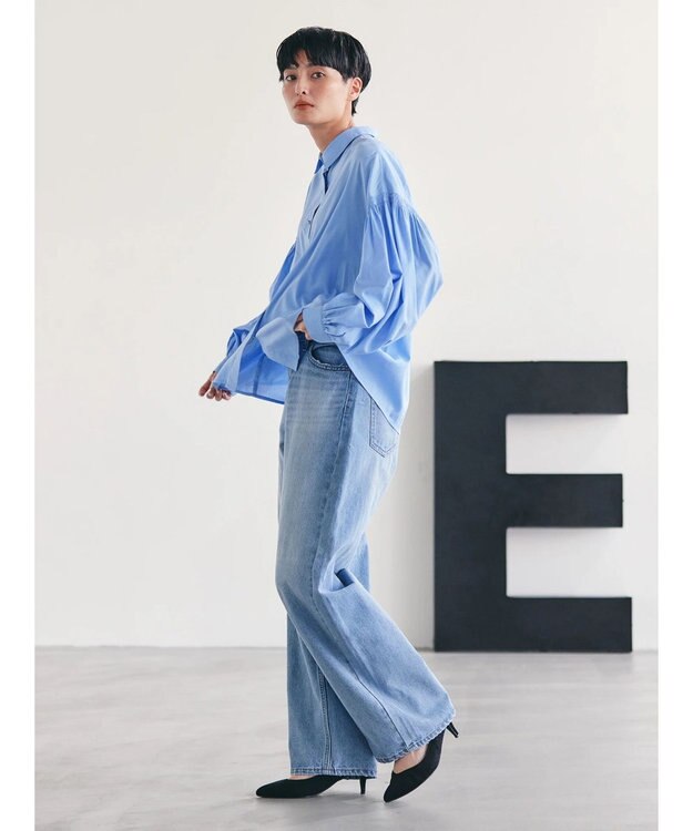 AMERICAN HOLIC ワイドデニム Light Indigo