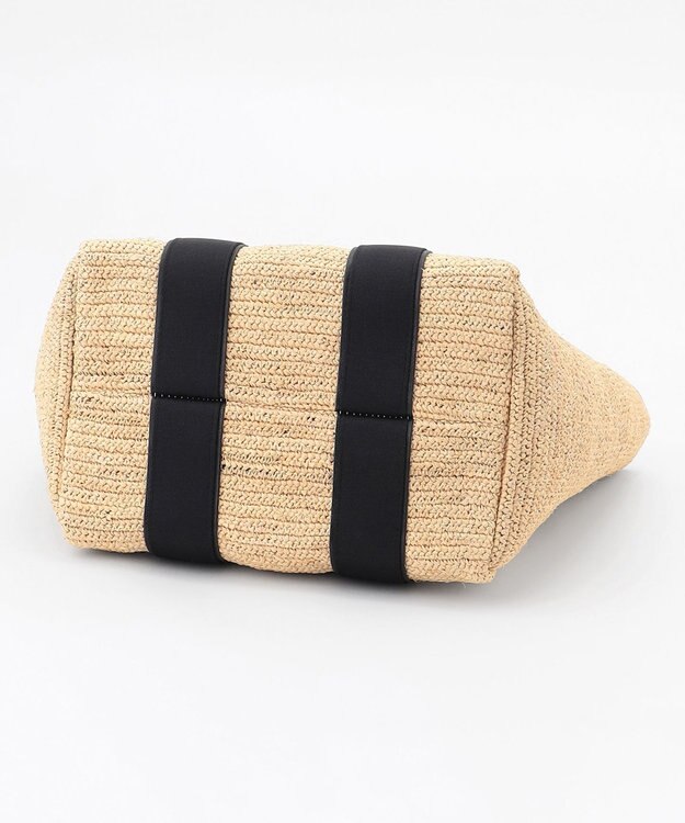 自由区 【2WAY】ハンドルラフィア トートバッグ ナチュラル