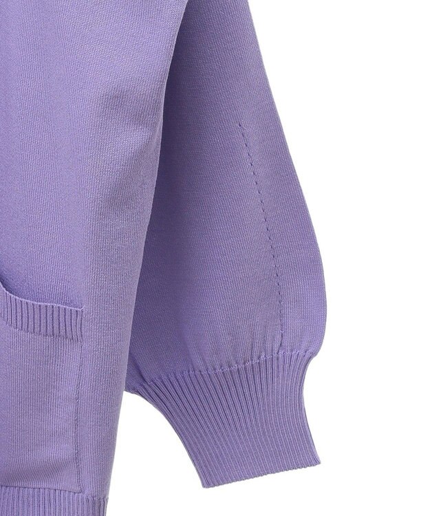 earth music&ecology Ｚｉｐルーズカーディガン Lavender