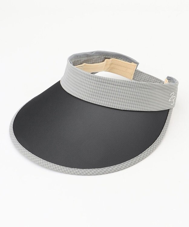 23区GOLF 【WOMEN】【吸水速乾/UVケア】2WAY UVセルバイザー ライトグレー系