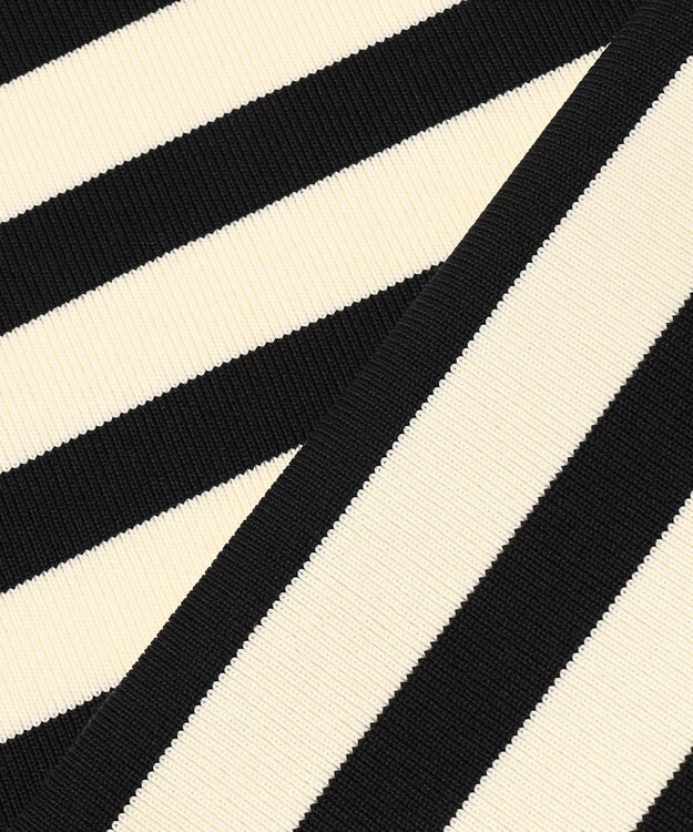 組曲 【組曲×setsuko sagittaire】スウェットライクニットプルオーバー ブラック系1