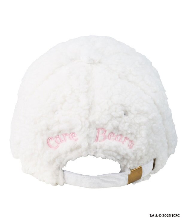 MOONBAT Care Bears(ケアベア) ボアキャップ 帽子 手洗い可能 サイズ調整可能 オフホワイト