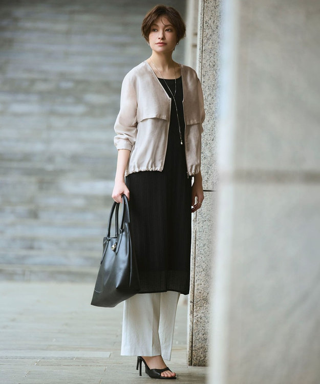 ICB 【30th ANNIVERSARY】シアーライトリュクス ニットワンピース ブラック