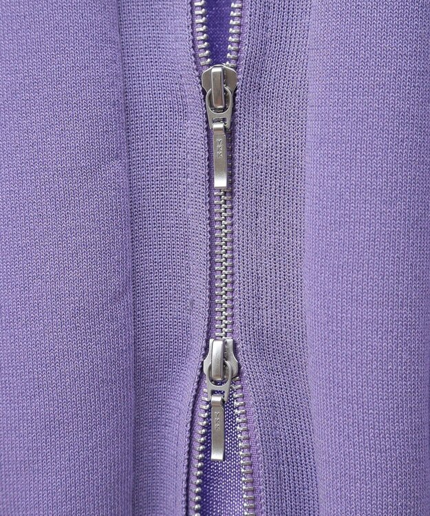 earth music&ecology Ｚｉｐルーズカーディガン Lavender