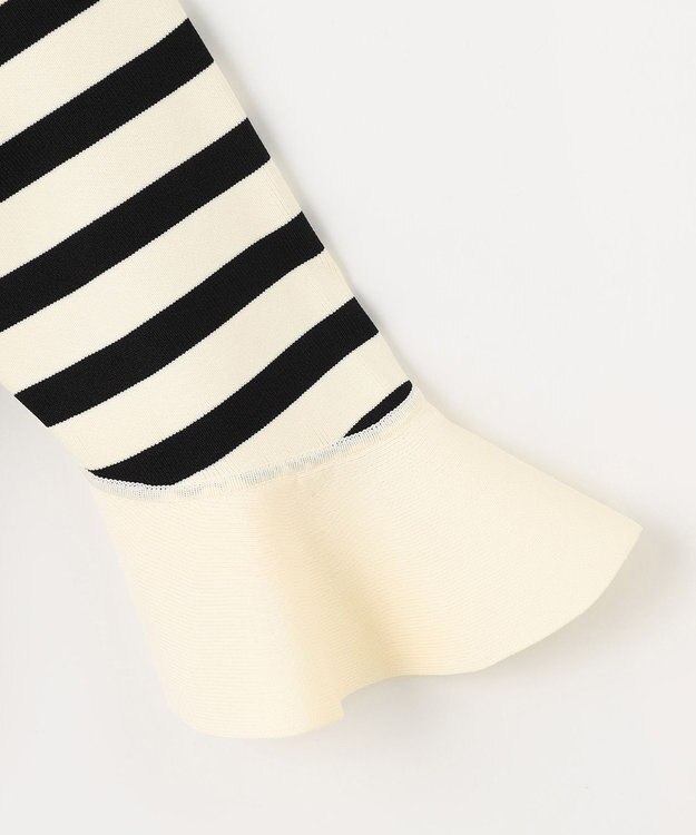 組曲 【組曲×setsuko sagittaire】スウェットライクニットプルオーバー ブラック系1