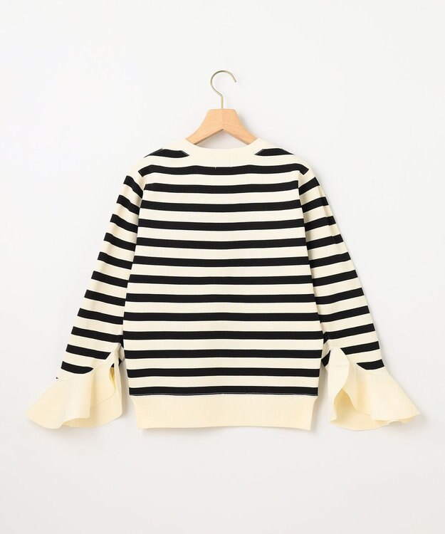 組曲 【組曲×setsuko sagittaire】スウェットライクニットプルオーバー ブラック系1