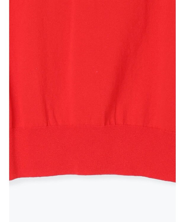 Te chichi 14G天竺ハーフスリーブニットプルオーバー レッド