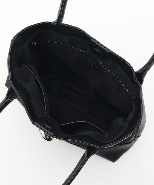 ICB 【A4サイズ収納可】モチーフトートバッグ ブラック系