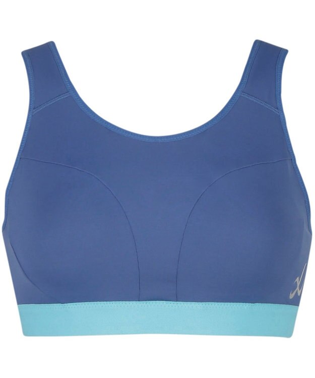 CW-X 【WOMEN】 スポーツブラ ハイ サポートタイプ 【バストをしっかり守る】 吸汗速乾（前身頃） HTY158 /ワコール ブルー