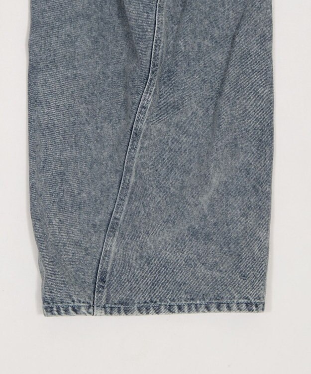 WEGO 【ユニセックス着用ITEM/SMLサイズ展開】カバーフィットバルーンデニムパンツ デニム淡色