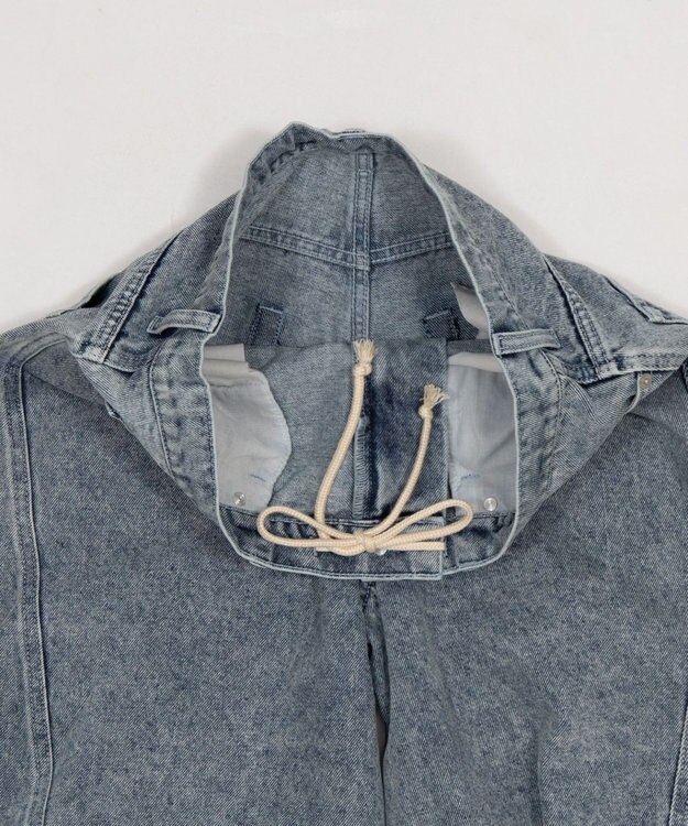 WEGO 【ユニセックス着用ITEM/SMLサイズ展開】カバーフィットバルーンデニムパンツ デニム淡色