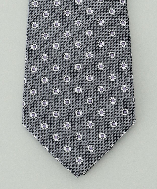 GOTAIRIKU 【日本製】西陣ネクタイ_グレー×パープル系 グレー系8