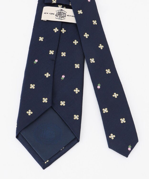 J.PRESS MEN ジョークタイ/花より団子 ネイビー系8