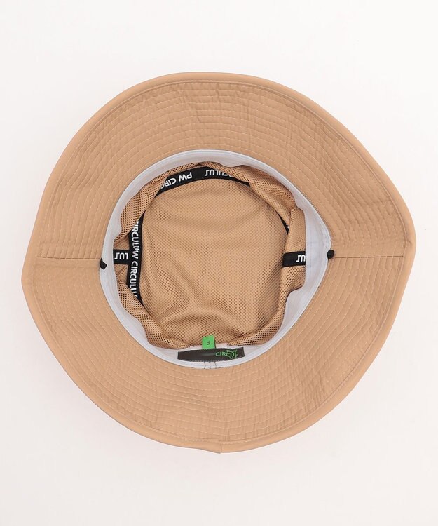 PW CIRCULUS 【手洗い洗濯可 / 小さくたためる】【UNISEX】ポケッタブルバケットハット 2026年モデル ゴルフ ベージュ系