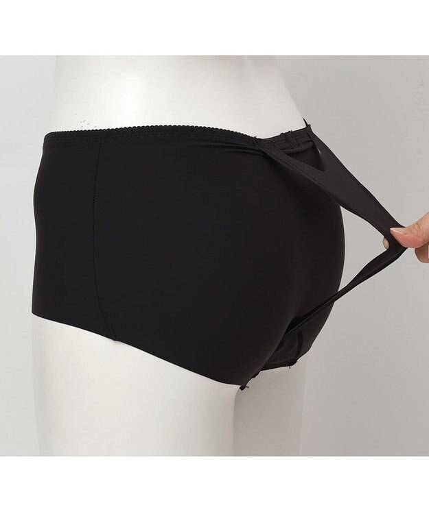 WACOAL 【GOCOCi ゴコチ】 サニタリーショーツ はきこみ丈ふつう ナプキンがズレにくい 普通~多い日対応 羽根つきナプキン対応 CGG535とペア PGG235 /ワコール ブラック