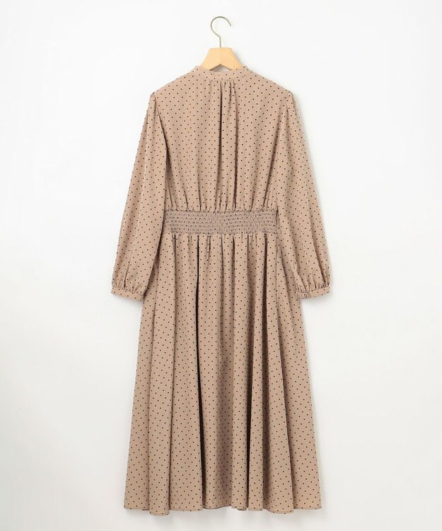 組曲 S 【WEB限定】ドットフロッキー ワンピース ベージュ系5