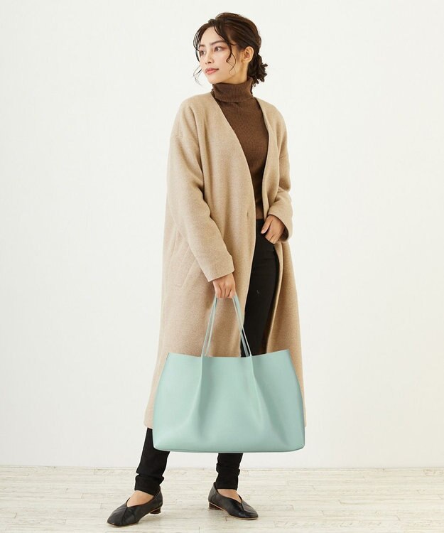 ROOTOTE 1477【合皮:A4サイズ収納】LT.ミディアム.レザレットRE-A 06：ミントグリーン